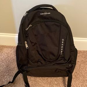 Obersee Tactical Diaper Bag Dad Male baby black red backpack